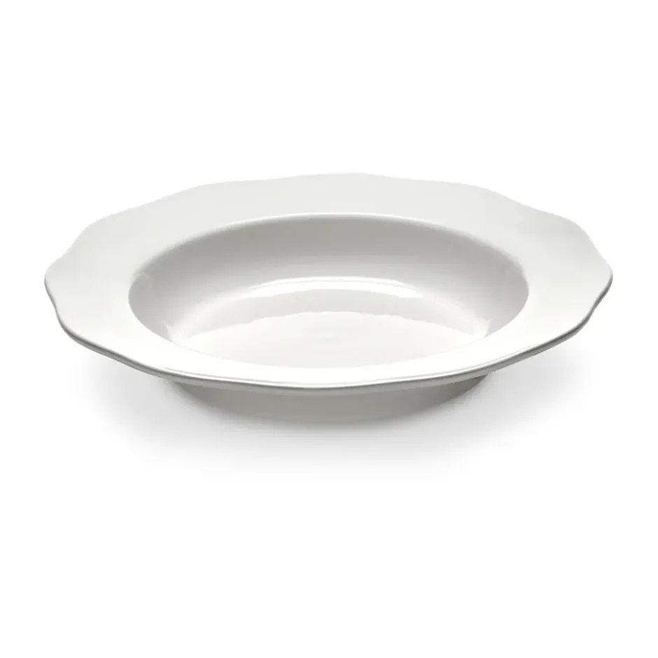 Silhouette pasta tallrik Ø22 cm 4-pack, White