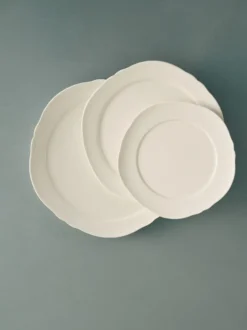 Silhouette tallrik L Ø26 cm 4-pack, White