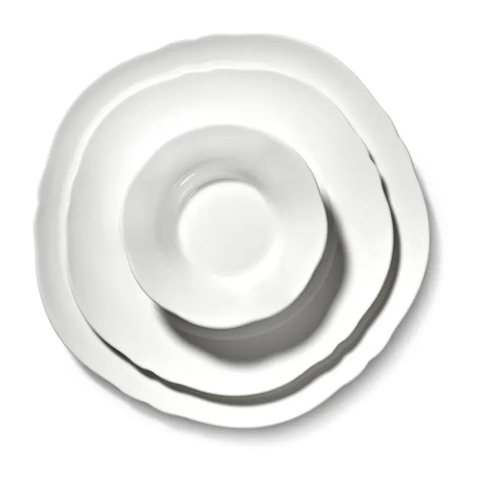 Silhouette tallrik M Ø23,5 cm 4-pack, White