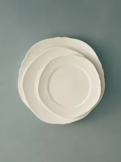 Silhouette tallrik M Ø23,5 cm 4-pack, White