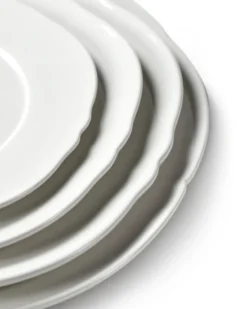 Silhouette tallrik S Ø20,6 cm 4-pack, White