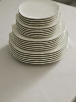 Silhouette tallrik S Ø20,6 cm 4-pack, White