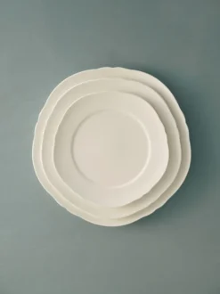 Silhouette tallrik XS Ø17 cm 4-pack, White