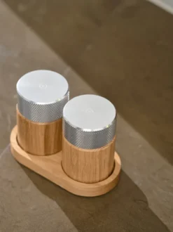 Sina salt-och pepparkvarn 6 cm, Ek-stål