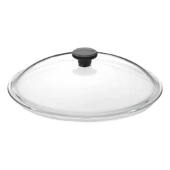 Skeppshult glaslock med gjutjärnsknopp, Ø28 cm