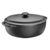 Skeppshult gryta oval med järnlock, 4 l