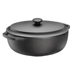 Skeppshult gryta oval med järnlock, 4 l