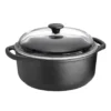 Skeppshult gryta rund med glaslock, 4 l
