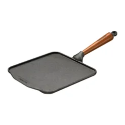 Skeppshult pannkakspanna fyrkantig, Trähandtag