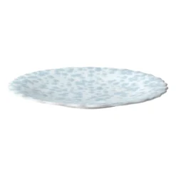 Slåpeblom tallrik Ø21 cm, Blå