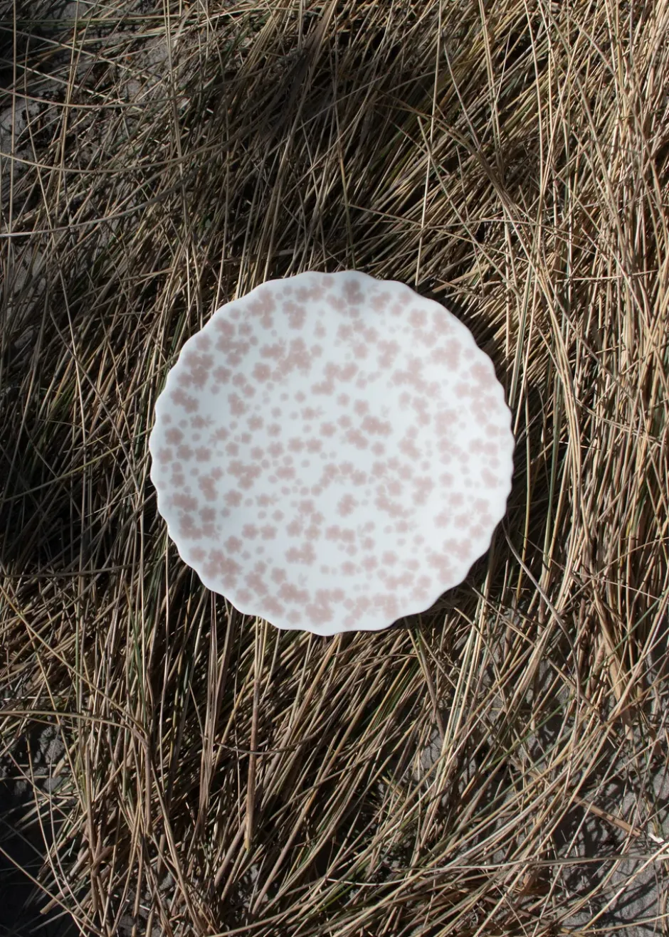 Slåpeblom tallrik Ø21 cm, Rosa