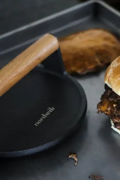 Smash Burger hamburgerpress 18 cm, Gjutjärn