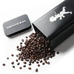 Solstickan kaffeburk 20,5 cm, Matt svart