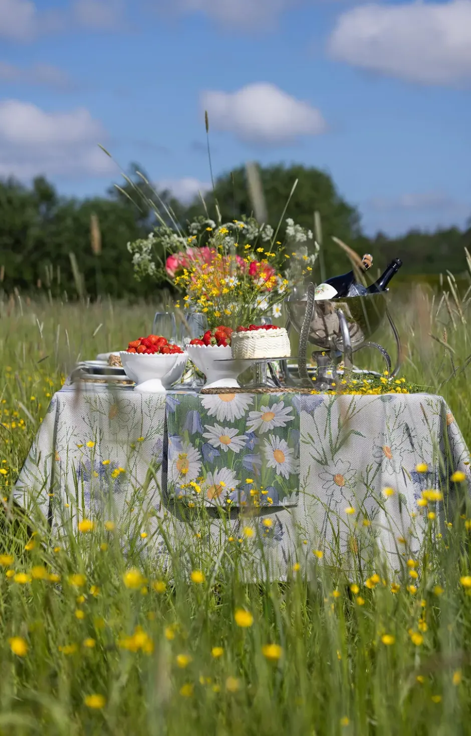 Sommar bordstablett 35x48 cm, Multi