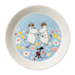Sommardans Mumin tallrik, Ø19 cm