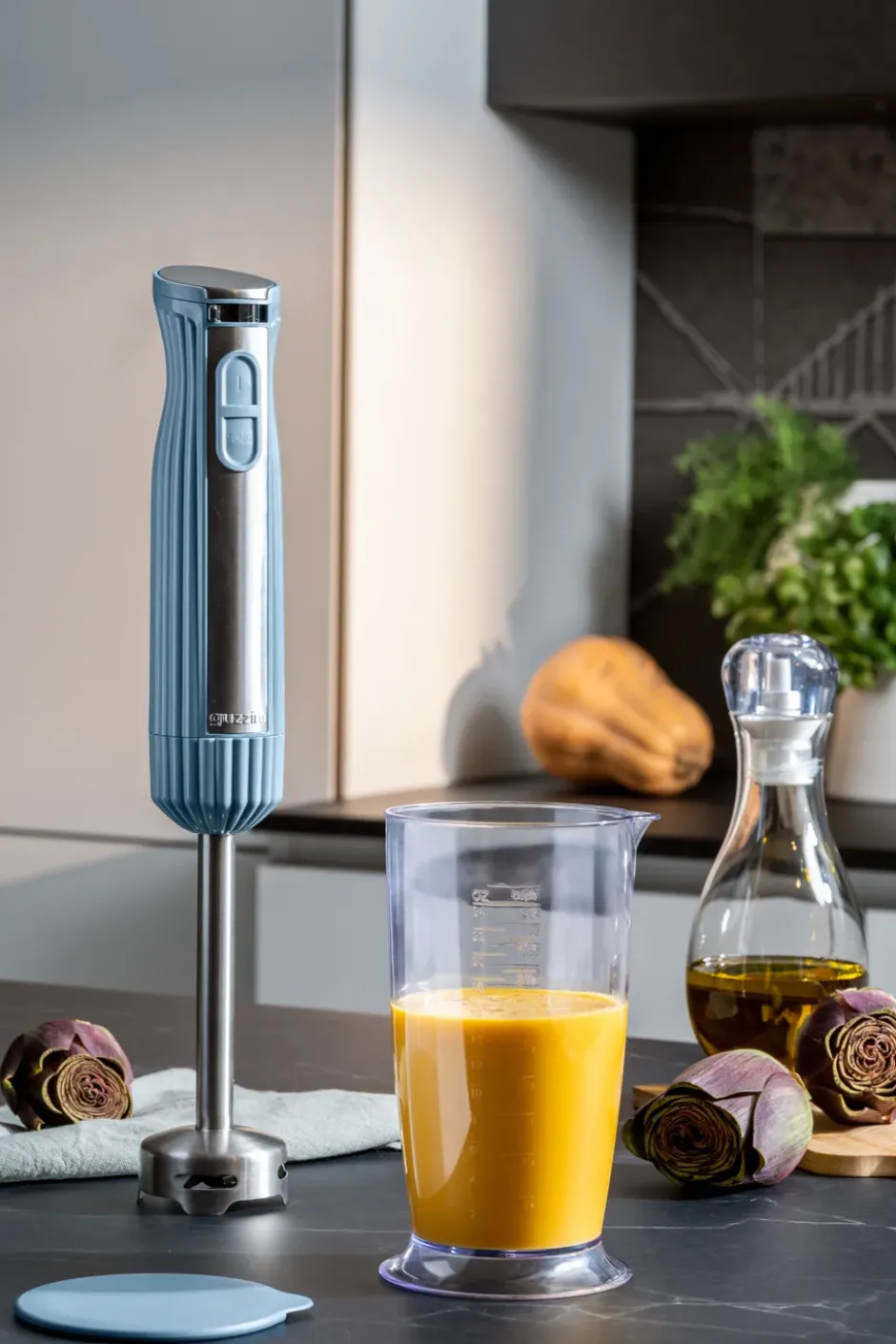 Sous chef stavmixer, Cream, 4 delar