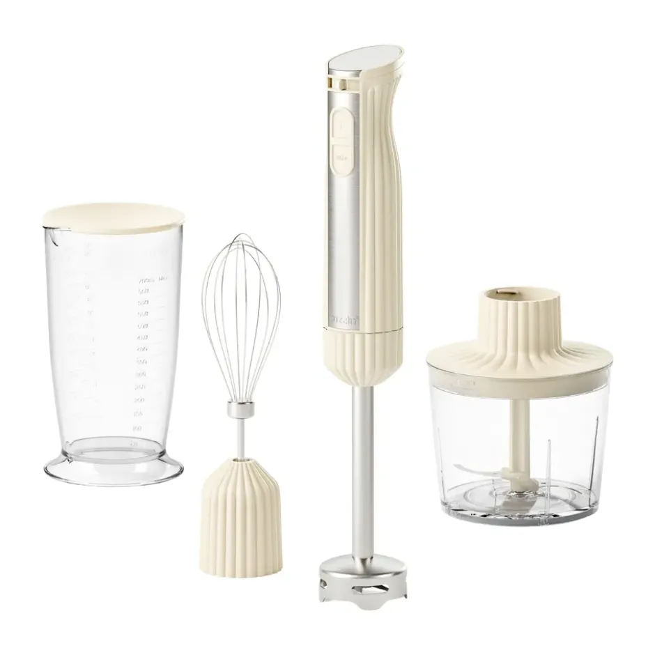 Sous chef stavmixer, Cream, 4 delar