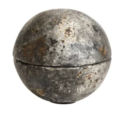 Stain Bonbonniere Ask Ø15 cm, Rost-grå