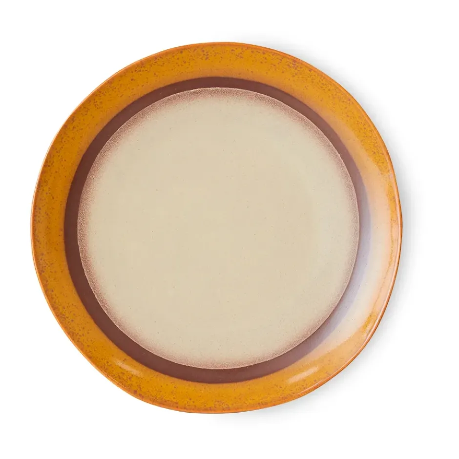 70's tallrik Ø27,5 cm 2-pack, Coconut