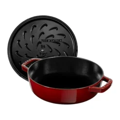 Staub Chistera traktörpanna gjutjärn Ø24 cm, Grenadinröd