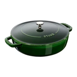 Staub Chistera traktörpanna gjutjärn Ø24 cm, Basilikagrön