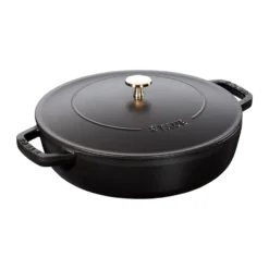 Staub Chistera traktörpanna gjutjärn Ø24 cm, Svart