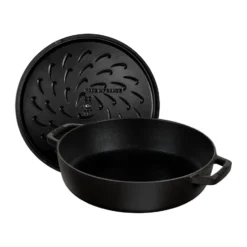 Staub Chistera traktörpanna gjutjärn Ø24 cm, Svart