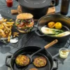 Staub Gryt & kastrullset stapelbara 5 delar, Svart
