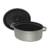 Staub La Cocotte oval gryta gjutjärn 2,35 L, Grafitgrå
