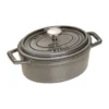 Staub La Cocotte oval gryta gjutjärn 1 L, Grafitgrå