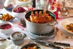 Staub La Cocotte rund gryta gjutjärn 12,6 L, Grafitgrå