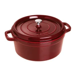 Staub La Cocotte rund gryta gjutjärn 6,7 L, Grenadinröd
