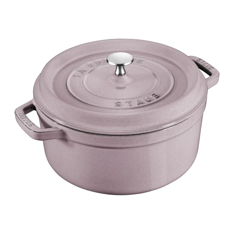 Staub La Cocotte rund gryta gjutjärn 5,2 L, Cherry Blossom