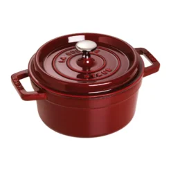 Staub La Cocotte rund gryta gjutjärn 2,6 L, Grenadinröd