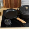 Staub La Cocotte rund gryta gjutjärn 0,25 L, Svart