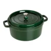 Staub La Cocotte rund gryta gjutjärn 6,7 L, Basilikagrön