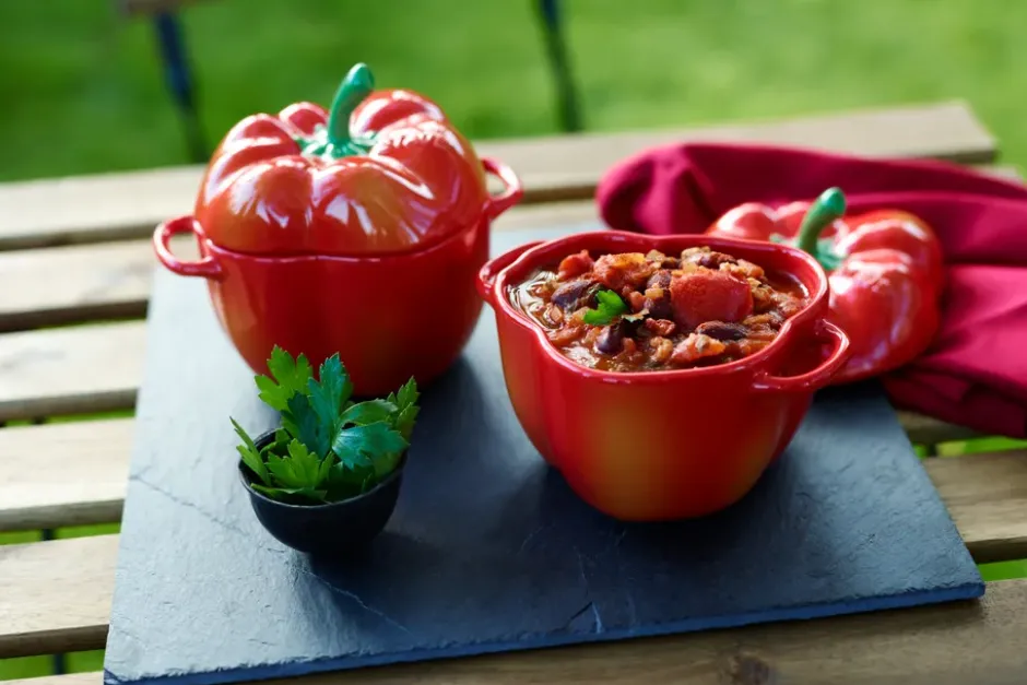 Staub mini gryta paprika 0,47 L, Orange-röd