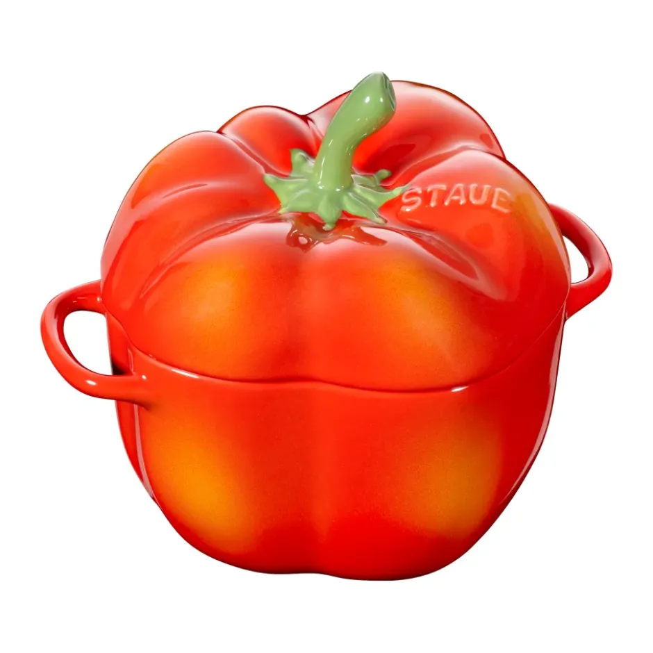 Staub mini gryta paprika 0,47 L, Orange-röd