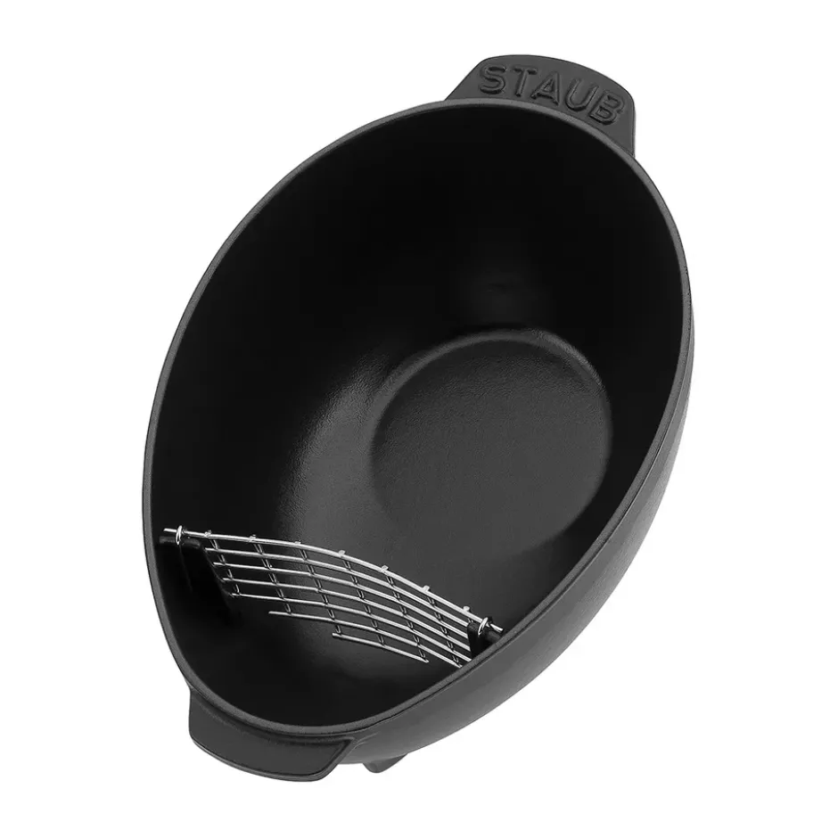 Staub musselgryta i gjutjärn 2 l, svart