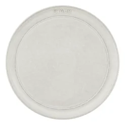 Staub New White Truffle tallrik, Ø22 cm