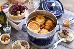 Staub ånginsats gryta Ø26 cm, Rostfritt stål