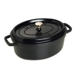 Staub oval gryta i gjutjärn 4,2 l, svart