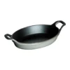 Staub oval ugnsform gjutjärn 15 cm, Grafitgrå