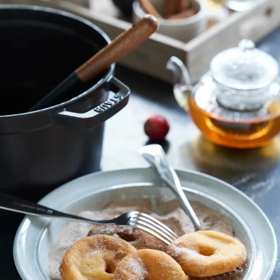 Staub rund gryta hög modell 4,8 L, Mattsvart