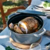 Staub rund gryta i gjutjärn 3,8 l, grå