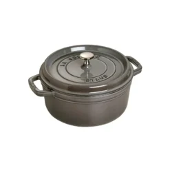 Staub rund gryta i gjutjärn 3,8 l, grå