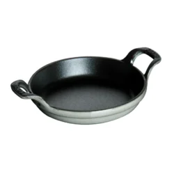 Staub rund ugnsform gjutjärn Ø20 cm, Grafitgrå
