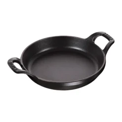 Staub rund ugnsform gjutjärn Ø16 cm, Svart