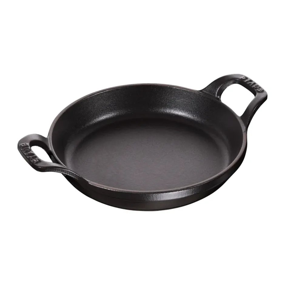 Staub rund ugnsform gjutjärn Ø20 cm, Svart