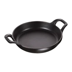 Staub rund ugnsform gjutjärn Ø12 cm, Svart